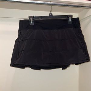 Lululemon Pace Rival Mid-Rise Skirt/ Black